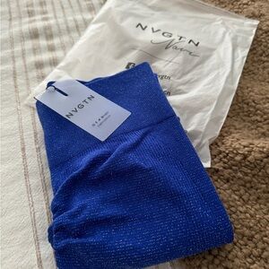 NVGTN Blue Shimmery Leggings